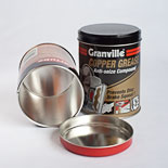 Latas con tapa metálica exterior